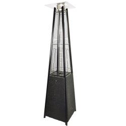 Уличный газовый обогреватель WWT 13I Rotang Black Mini 1.8m