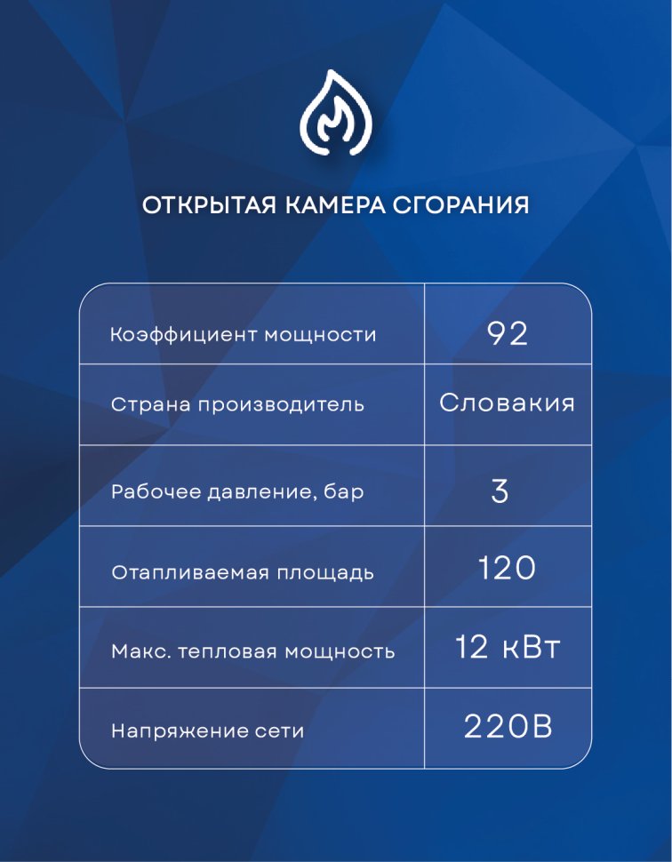 Настенный газовый котел Protherm Гепард 12 MOV (2015)