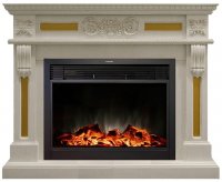 Каминокомплект RealFlame Corsica 26 WT с очагом MoonBlaze LUX Black