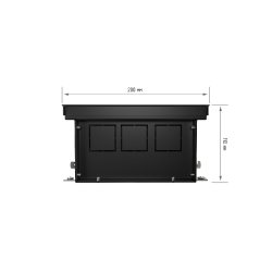 Внутрипольный конвектор Royal Thermo Atrium 110/200/2100-DG-U-NA