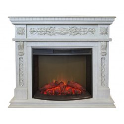 Каминокомплект RealFlame Estella 25,5/26 WT с очагом Evrika 25,5 LED