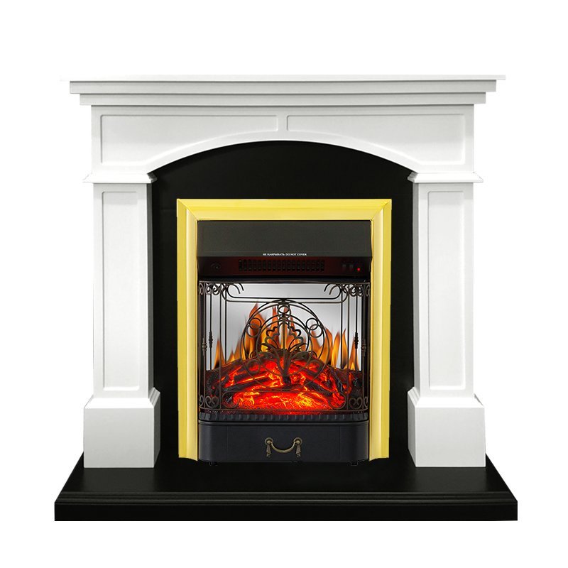 Каминокомплект Royal Flame Langford c очагом Majestic FX M Brass