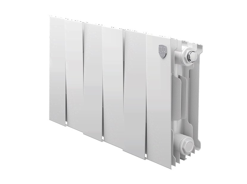 Биметаллический радиатор отопления Royal Thermo PianoForte 200 6 секций Bianco Traffico