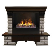 Каминокомплект RealFlame Country Rock 26 AO с очагом 3D Cassette 630 + Black вставка