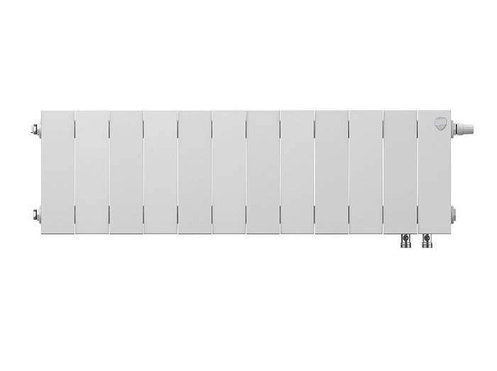 Биметаллический радиатор отопления Royal Thermo PianoForte 200 12 секций Bianco Traffico VDR